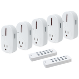 SECO-LARM - LS-525A-14Q - Wireless Outlet Controller - 5 Wireless Outlets, 2 Remote