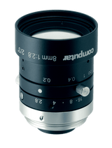 Computar - M0828-MPW3 - 6MP 2/3", 8mm F2.8, 2.74um, Ultra Low Distortion Machine Vision Lens with floating systems (C-Mount)