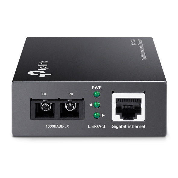 TP-Link - MC210CS - MC210CS 2PORT 10/100/1000 RJ45/PERP SC UP TO 15KM MODULE SWITCHING AC