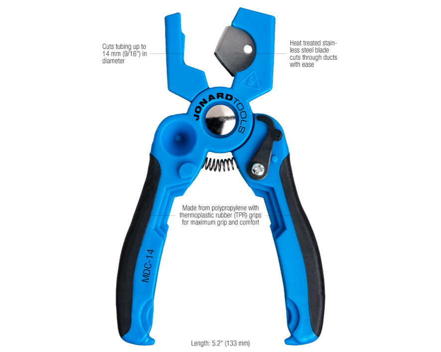 Jonard Tools - MDC-14 - Micro Duct Tubing Cutter Up To 14mm