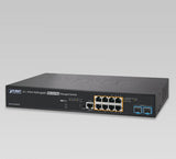 Planet - MGS-5220-8P2X - L2+ 8-Port 2.5G 802.3at PoE + 2-Port 1G/10G SFP+ Managed Multi-Gigabit Switch