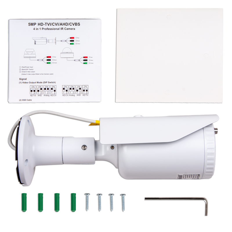 BOLIDE - BC1536M/22AHQ - 5.0MP AHD / TVI / CVI / Analog Bullet Camera, 1/3