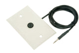 ETS - ML1-S - Un-Pre-Amplified, Single Gang, Flush Mount, Omni-directional Microphone, 6' 3.5mm Cord