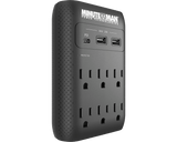 MINUTEMAN - MMS-WAL6U3 - Surge Wall Tap, 2160J, USB Charger