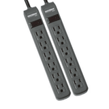 MINUTEMAN - MMS362P - Surge Strip 6-outlet Twin Pack 241J