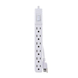 Cyber Power - MP1044NN - Power Strip 2-Pack 6 outlets per strip, 2' cord