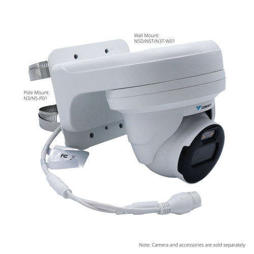 Luminys - N3T-4LA2 - N3-L Starter Series 4MP LumiLuxSmart IP Mini Size Turret 2.8 mm, IR, White-light LEDs, and Dual-mode