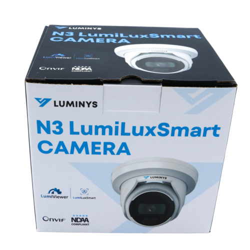Luminys - N3T-4LA2 - N3-L Starter Series 4MP LumiLuxSmart IP Mini Size Turret 2.8 mm, IR, White-light LEDs, and Dual-mode
