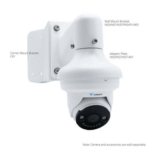 Luminys - N3T-8BA2 - N3-B Mainstream Series 8MP LumiLightBand IP Mini Size Turret 2.8 mm, IR, White-light and Colorful LEDs