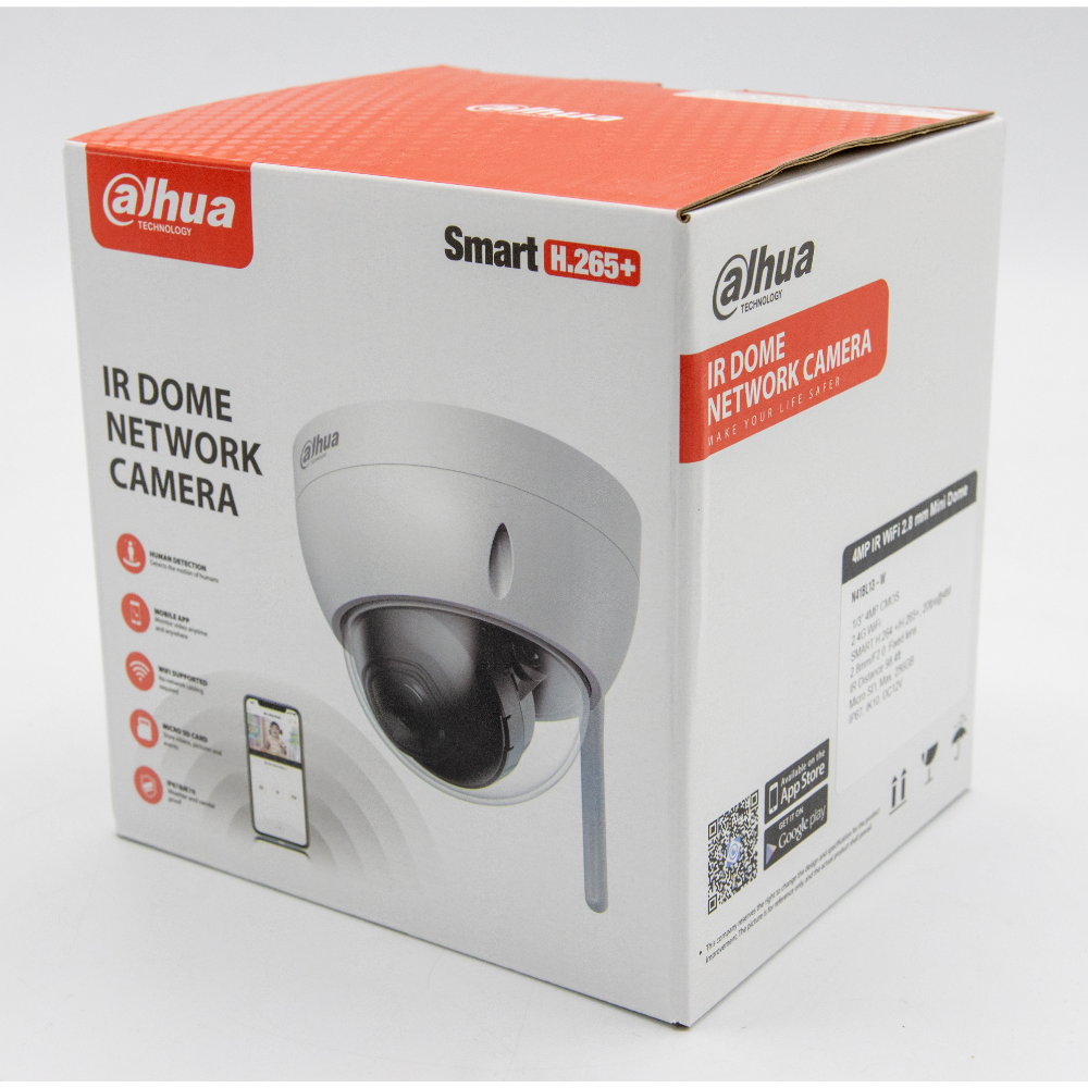 Dahua - N41BL13-W - 4MP H.265 WiFi Dome IR 2.8mm