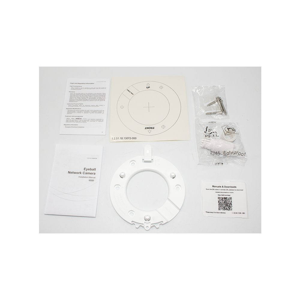 Dahua - NB484E62B - IP Kit: 8-CH NVR + 6 x 4MP, Starlight. Mini Black Eyeball Cameras