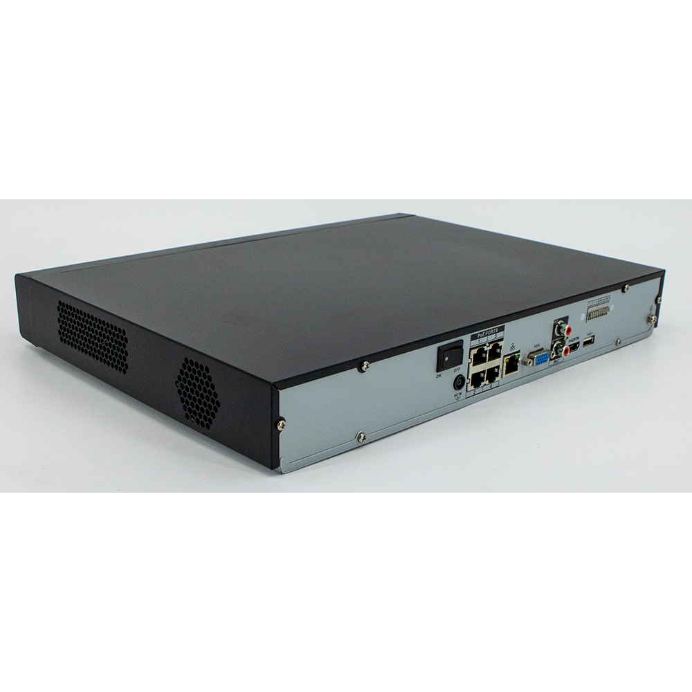 Dahua - N42C1P8 - NVR 4CH POE 4K 2SATA 8TB