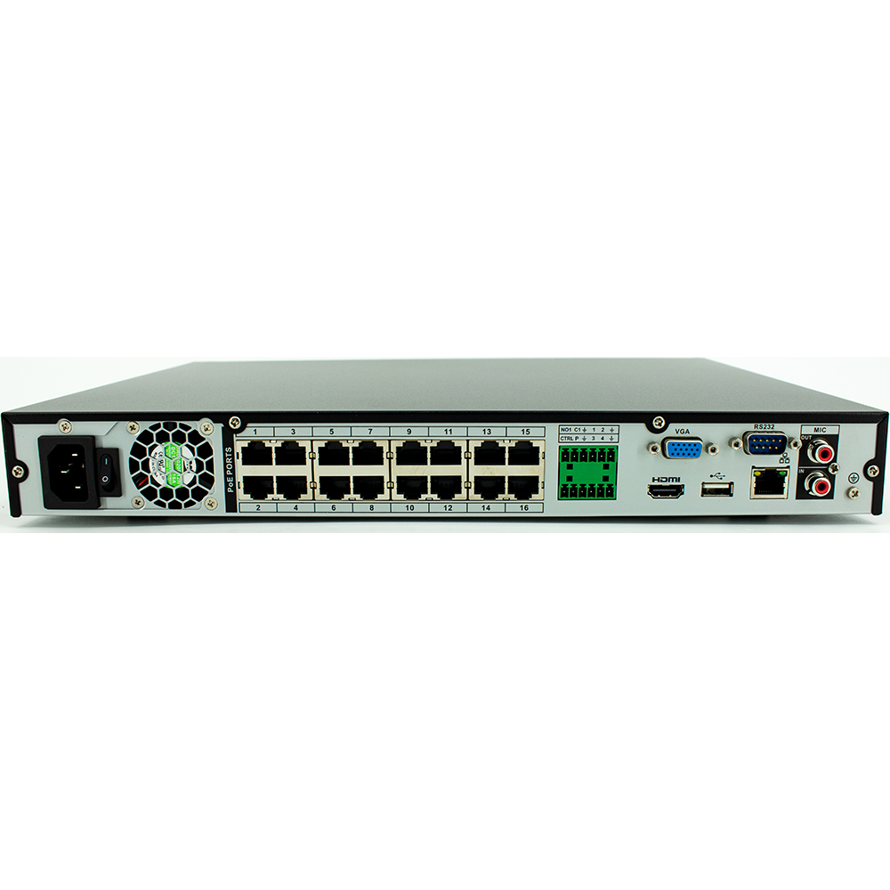 Dahua - N42C3P4 - NVR 16CH POE 4K 2SATA 4TB