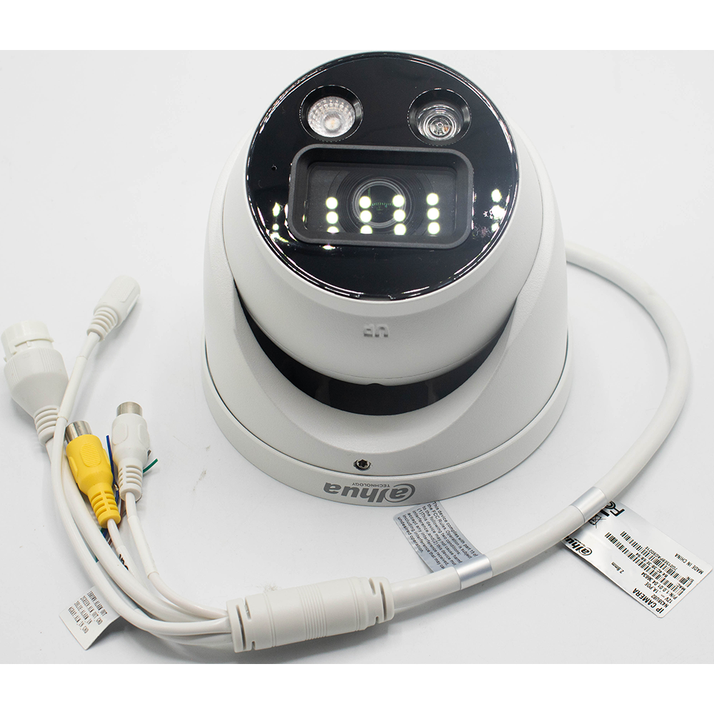 Dahua - N43BU82 - 4MP TiOC Eyeball 2.8mm, White-light LEDs, Enhanced Starlight, Flashing Lights