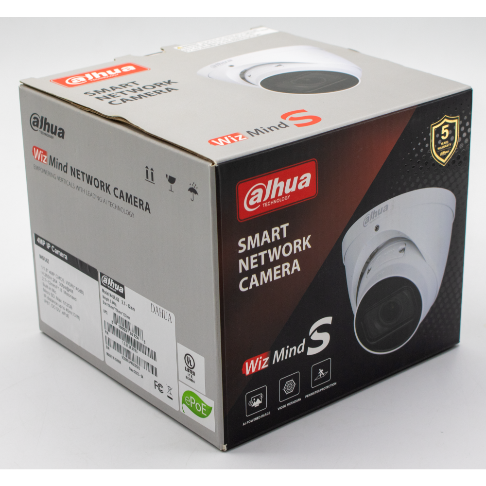 Dahua - N45FJ6Z - ePoE 4MP AcuPick IP Eyeball 2.7-12mm IR Starlight+, Pro Series