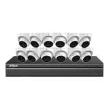 Dahua - N468L124A - E-VU IP Kit: 16-CH NVR + 12 x 8MP Entry Level Cameras, 4T