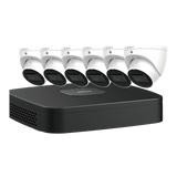 Dahua - N484L62A - E-VU IP Kit: 8-CH NVR + 6 x 4MP Entry Level Cameras, 2T