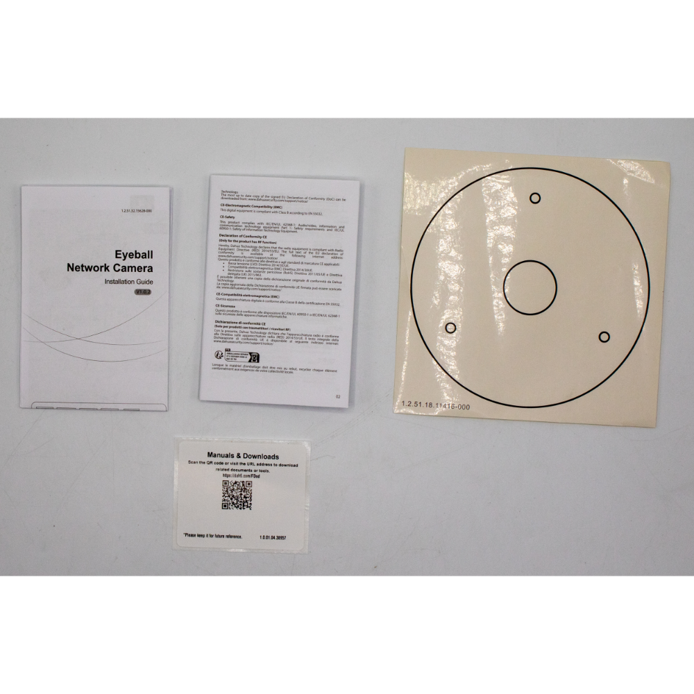 Dahua - N53CJ6Z - 5MP Enhanced Starlight Network Eyeball Camera (Vari-focal)