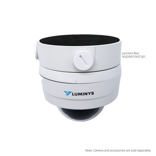 Luminys - N5D-12LA2 - N5-L Mainstream Series 12MP LumiLuxSmart IP Standard Size Dome 2.8 mm, IR, White-light LEDs, and Dual-mode
