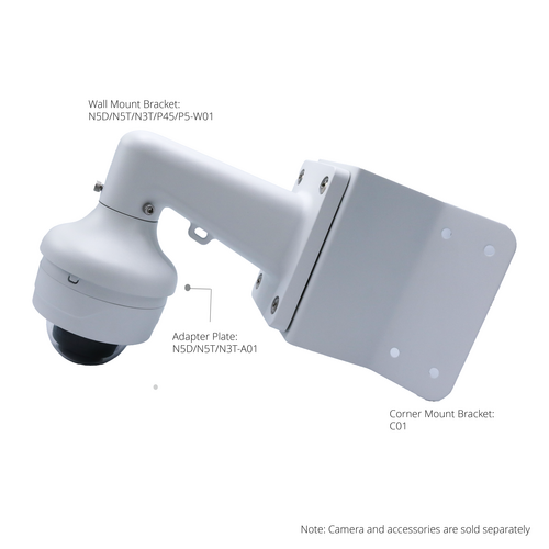 Luminys - N5D-8LAV - N5-L Mainstream Series 8MP LumiLuxSmart IP Standard Size Dome 2.7-12 mm, IR, White-light LEDs, and Dual-mode