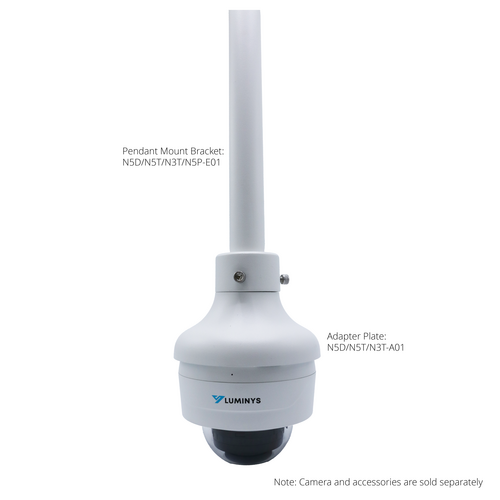 Luminys - N5D-8LA2 - N5-L Mainstream Series 8MP LumiLuxSmart IP Standard Size Dome 2.8 mm, IR, White-light LEDs, and Dual-mode