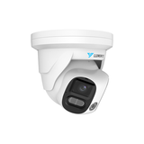 Luminys - N5P-8DA2 - N5-D Mainstream Series 2 x 4MP LumiDeterrent IP Standard Size  Turret 2.8 mm, 180º Stitched Image, IR, White-light LEDs, and Dual-mode, Flashing Lights