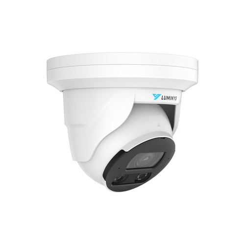 Luminys - N5T-4DA2 - N5-D Mainstream Series 4MP LumiDeterrent IP Standard Size Turret 2.8 mm, IR, White-light LEDs, and Dual-mode, Flashing Lights