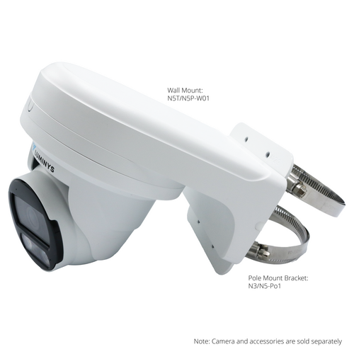 Luminys - N5T-8LA2 - N5-L Mainstream Series 8MP LumiLuxSmart IP Standard Size Turret 2.8 mm, IR and White-light LEDs