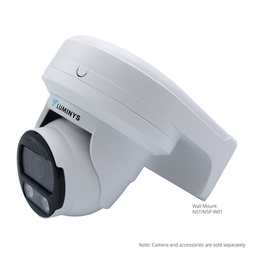 Luminys - N5T-4LA2 - N5-L Mainstream Series 4MP LumiLuxSmart IP Standard Size Turret 2.8 mm, IR, White-light LEDs, and Dual-mode
