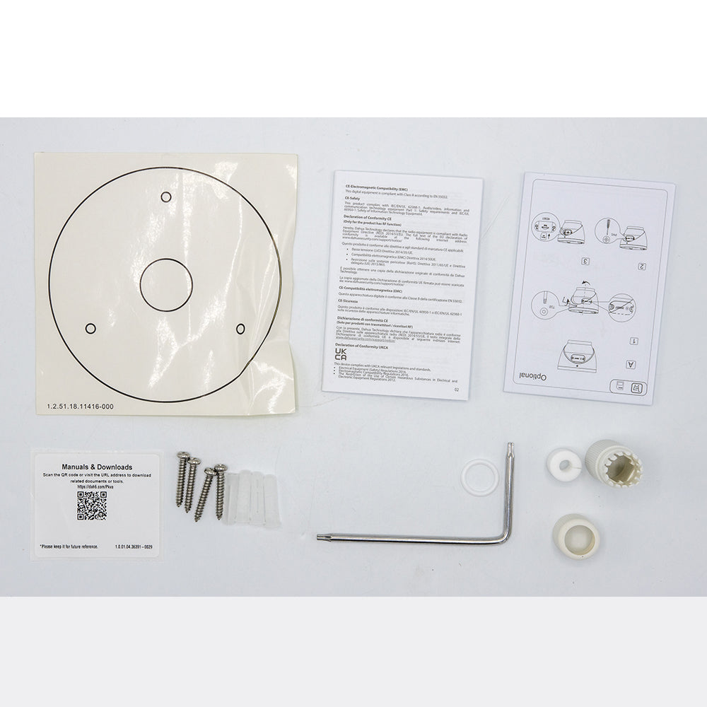 Dahua - N83BU82 - 8MP TiOC Eyeball 2.8mm, White-light LEDs, Enhanced Starlight, Flashing Lights, Basic Night Color, Lite Series