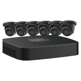 Dahua - NB484E62B - IP Kit: 8-CH NVR + 6 x 4MP, Starlight. Mini Black Eyeball Cameras