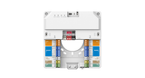 Hanwha - NHP-P200 - Powered by OnCAFE, IP Controller supporting (2) doors, featuring (2) Wiegand/OSDP reader ports (up to 4 OSDP Readers), (5) Supervised Inputs, up to (4) Unsupervised OSDP Flex Inputs, (2) Form-C wet relay outputs with dry/12VDC/24V