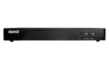 GANZ - NR-16F82-16P-8TB - 16ch-480fps @ 4K, 1U, 2 HDD slots, H.264/H.265, Built in POE-8TB