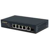 SECO-LARM - NS-504UT-GAQ - 4-port Unmanaged PoE Gigabit Switch