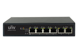 Uniview - NSW2010-6T-PoE-IN - UNV Ethernet 4 Port PoE Switch