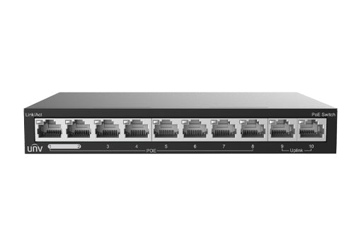 UNV - NSW2020-10T-POE-IN - UNV Ethernet 8 Port 88W PoE Switch