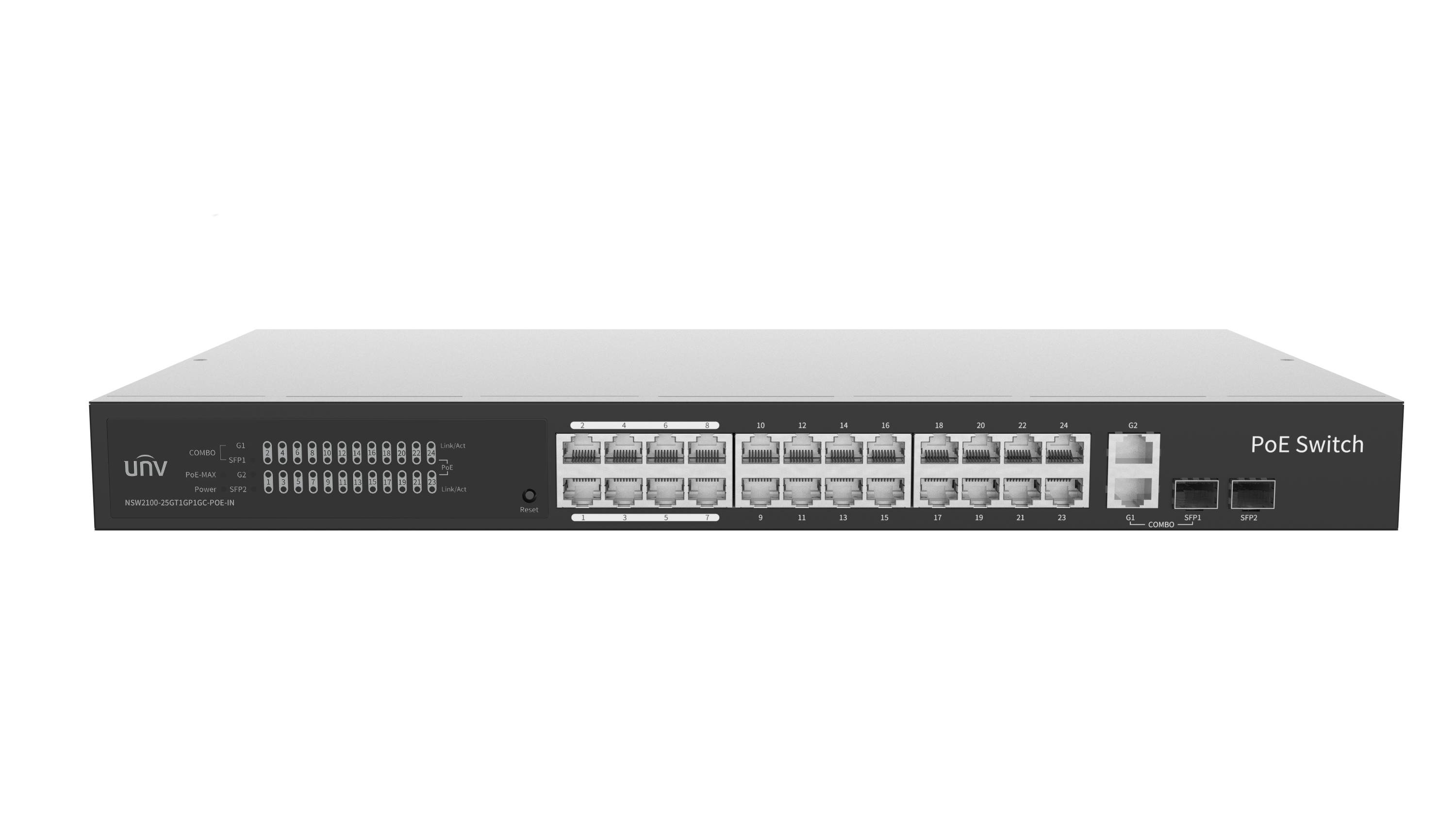 UNV - NSW2100-25GT1GP1GC-POE-IN - Giga 24 Port Lite Cloud Managed PoE Switch