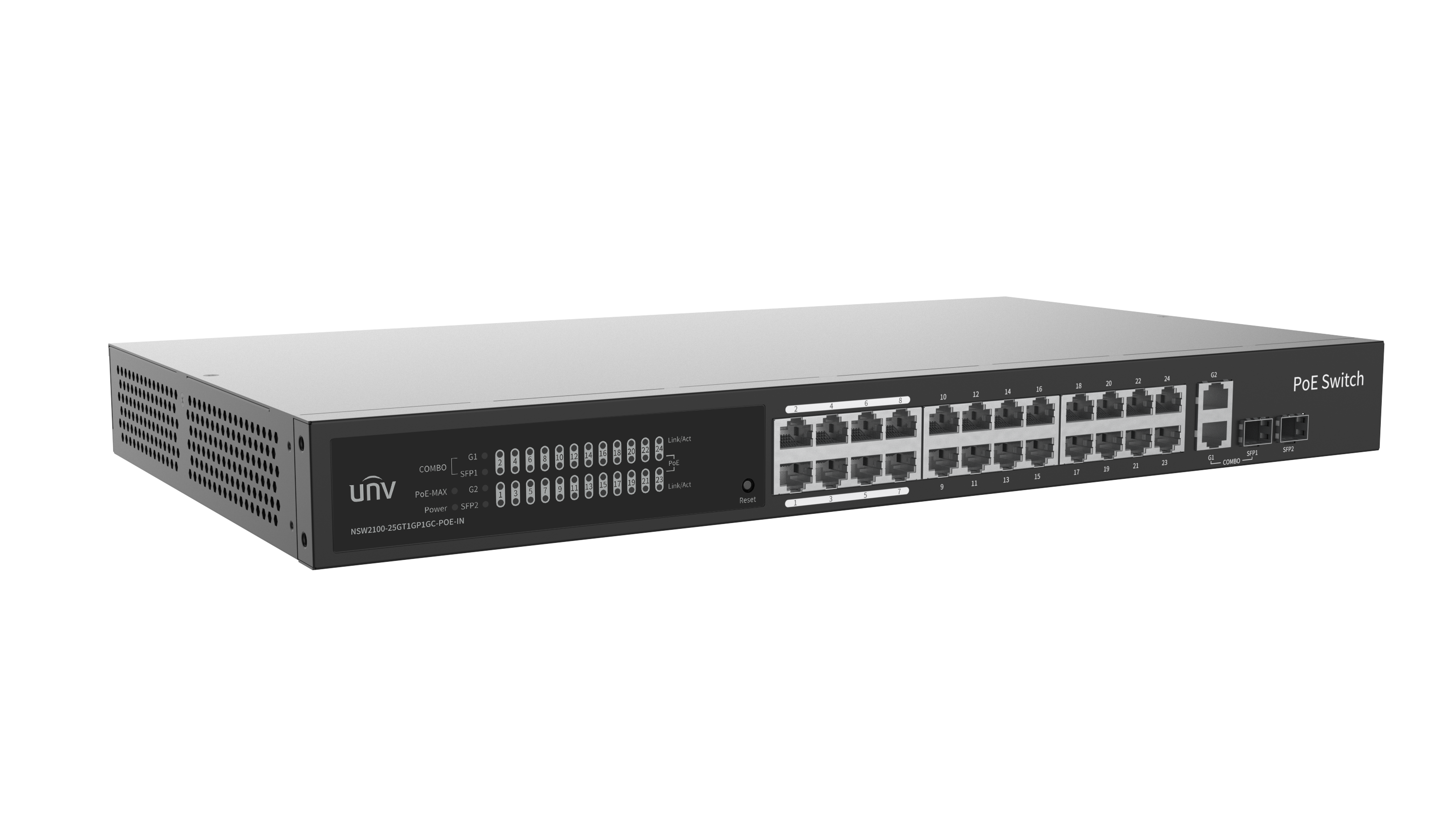 UNV - NSW2100-25GT1GP1GC-POE-IN - Giga 24 Port Lite Cloud Managed PoE Switch