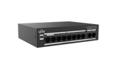UNV - NSW3000-8T2GT-POE-IN - UNV Ethernet 8 Port 120W Cloud Managed Ethernet PoE Switch
