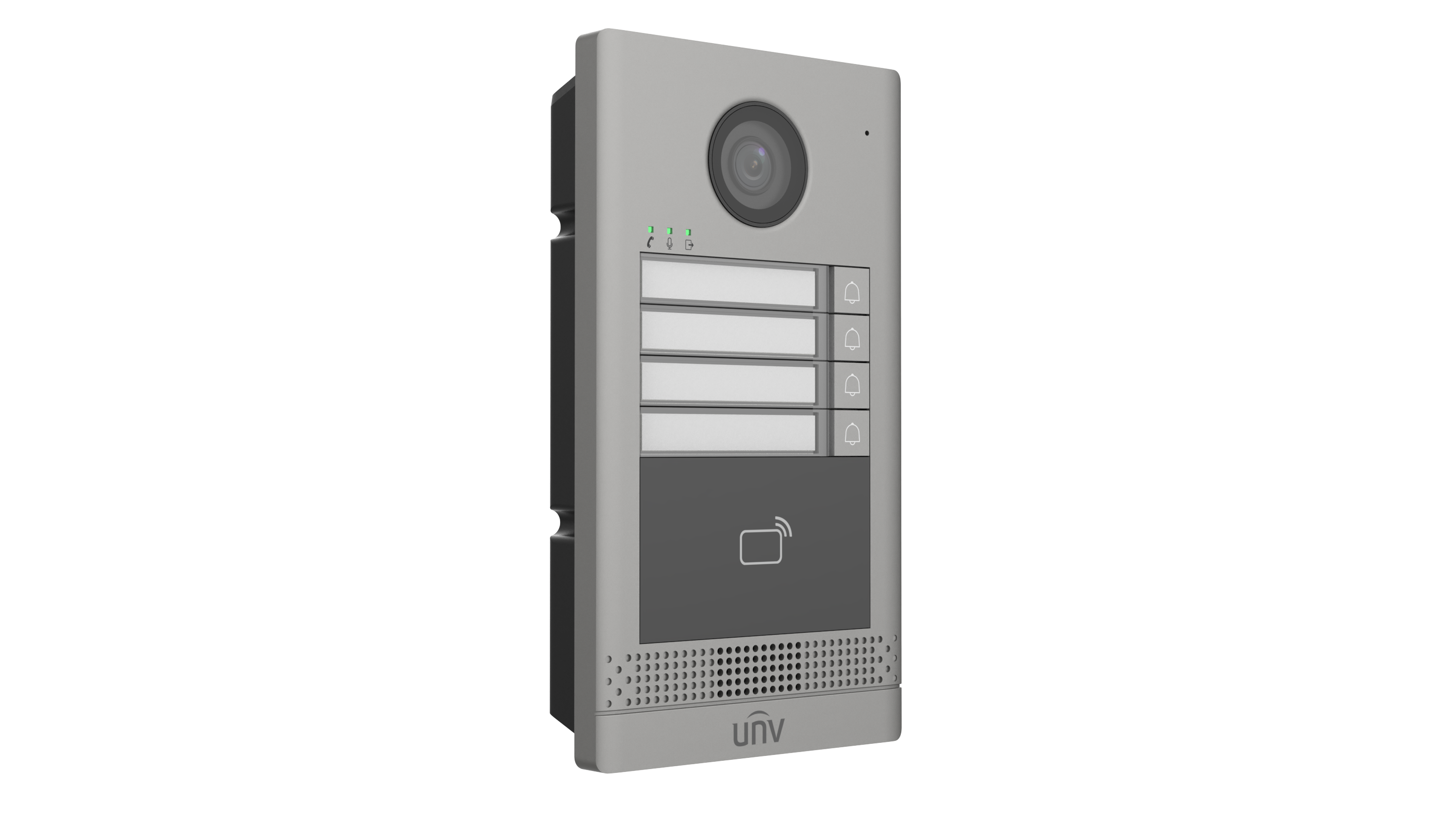 UNV - OEU-202S-HMK4 - Villa Door Station (Metal, 4-button)