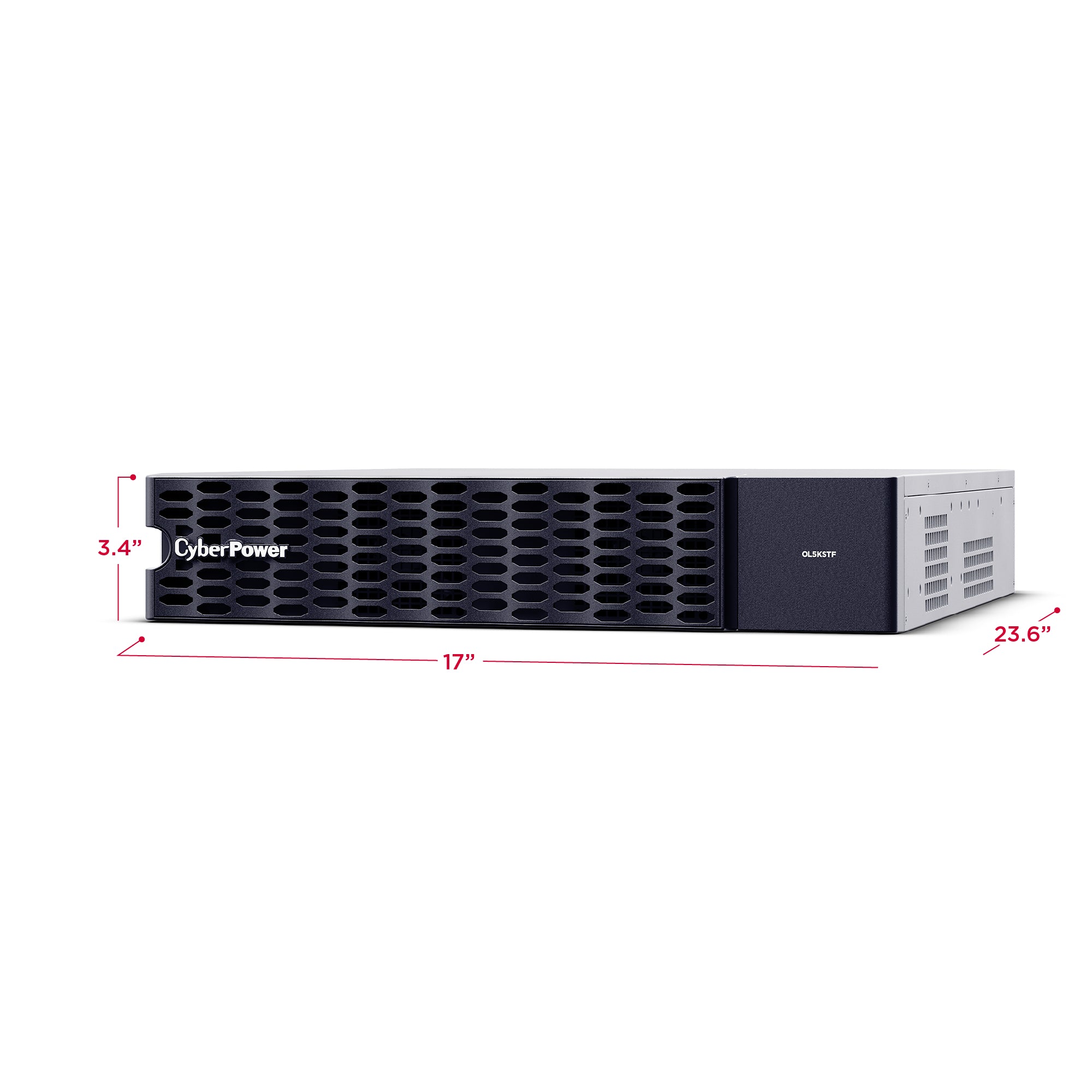 CYBERPOWER - OL5KSTF - 5KVA/5KW 208V to 120V Step-down Transformer, 2U RT convertible, (12) NEMA 5-20R outlets, and 3-year warranty