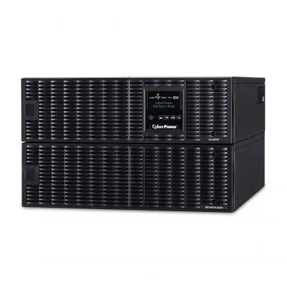 CYBERPOWER - OL6KRT - 6KVA/5.4KW, online double-conversion UPS, Sine wave output, 6U rack/tower convertible, 200-240V input and output, 10ft NEMA L6-30P input power cord, (2) NEMA L6-20R and (2) NEMA L6-30R outlets, LCD control panel, RMCARD205 pre-i