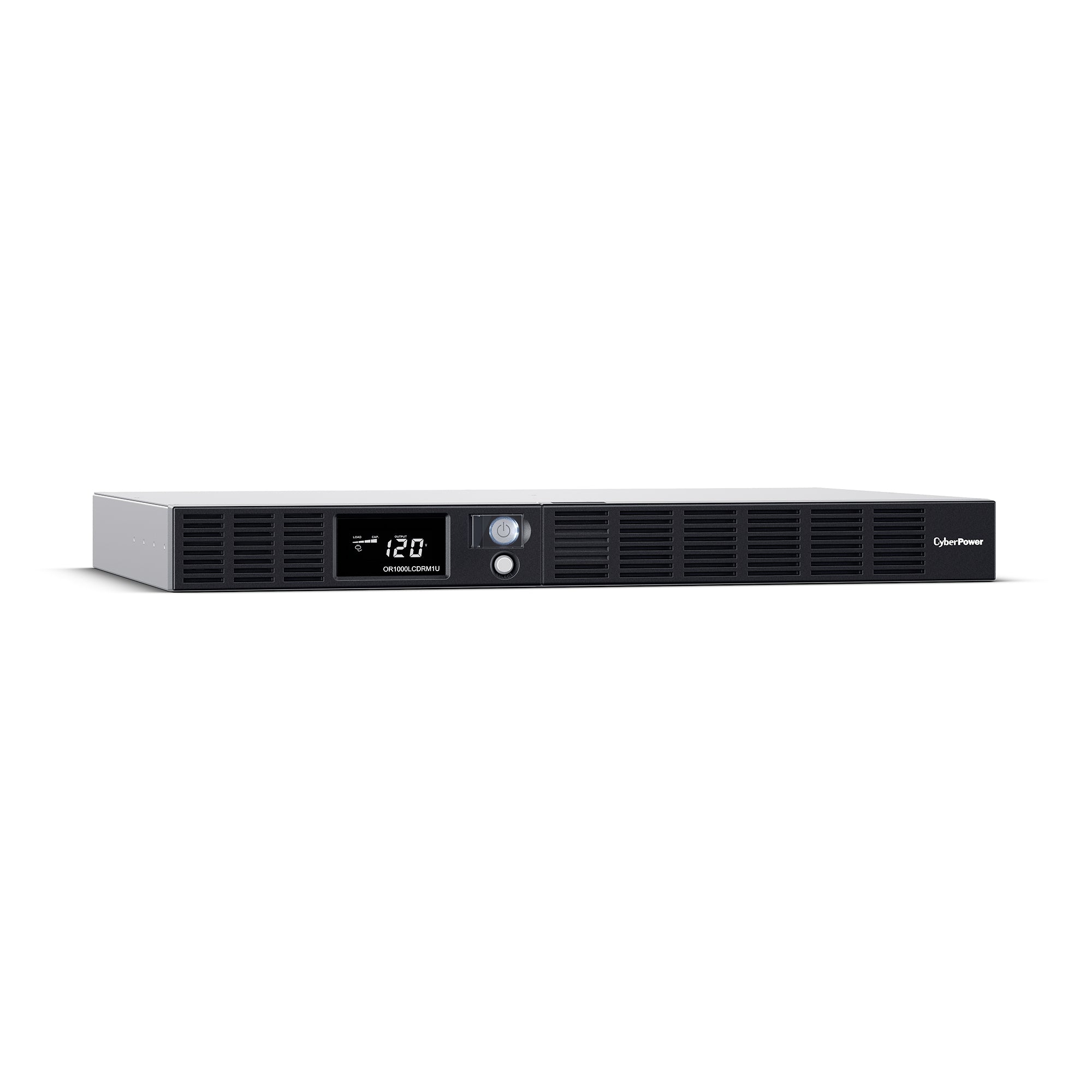 CYBERPOWER - OR1000LCDRM1U - 1000VA/600W 1U Rackmount UPS, 6 NEMA 5-15R Outlets, NEMA 5-15P Plug, 10 Ft. Cord, LCD, AVR, USB, Relay, SNMP, PowerPanel Business Software, 3 Year Warranty