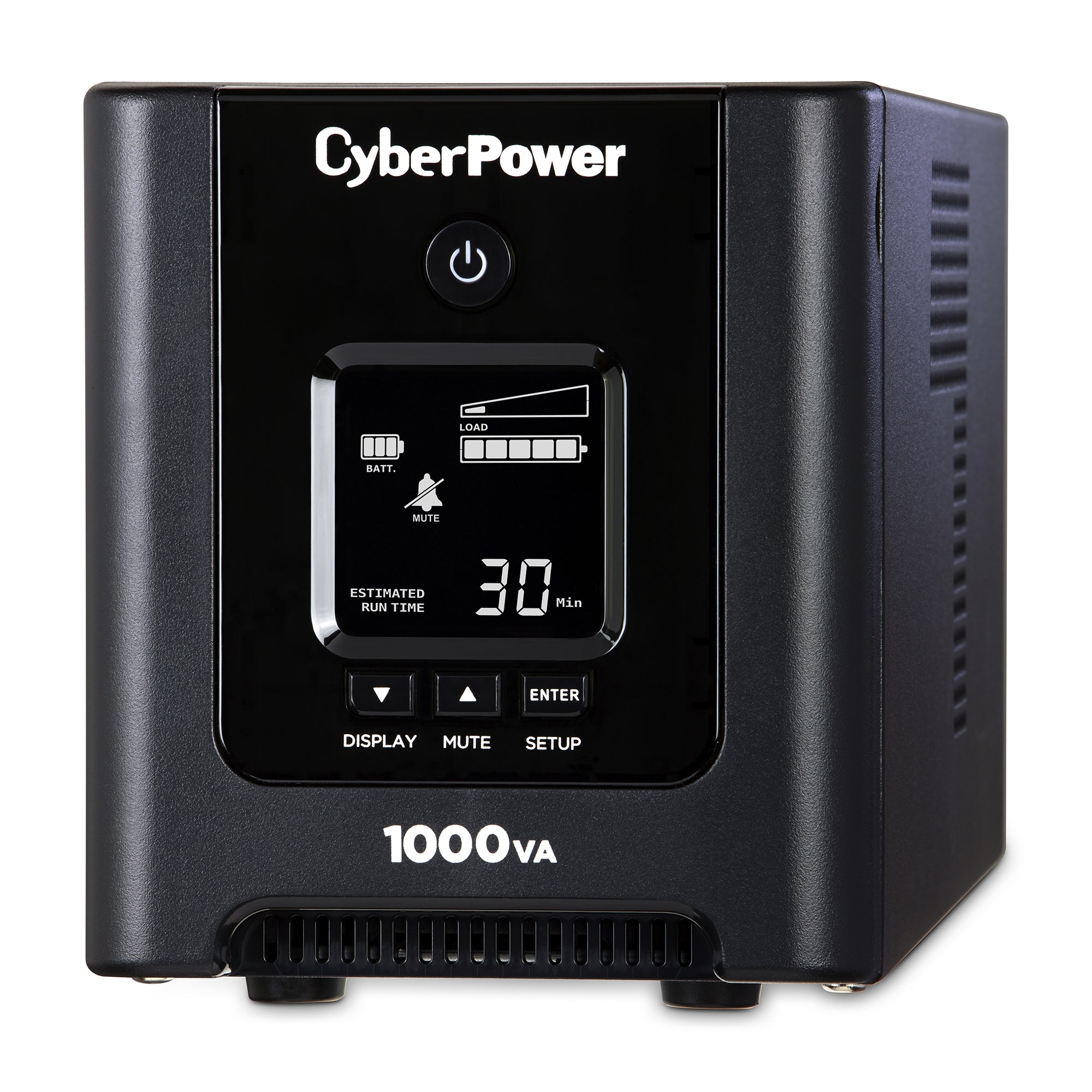 CYBERPOWER - OR1000PFCLCD - 1000VA/700W, Pure Sine Wave, NEMA 5-15P, 6 ft cord, 8 x NEMA 5-15R, USB, Serial, PowerPanel Business Edition software, 3 year warranty