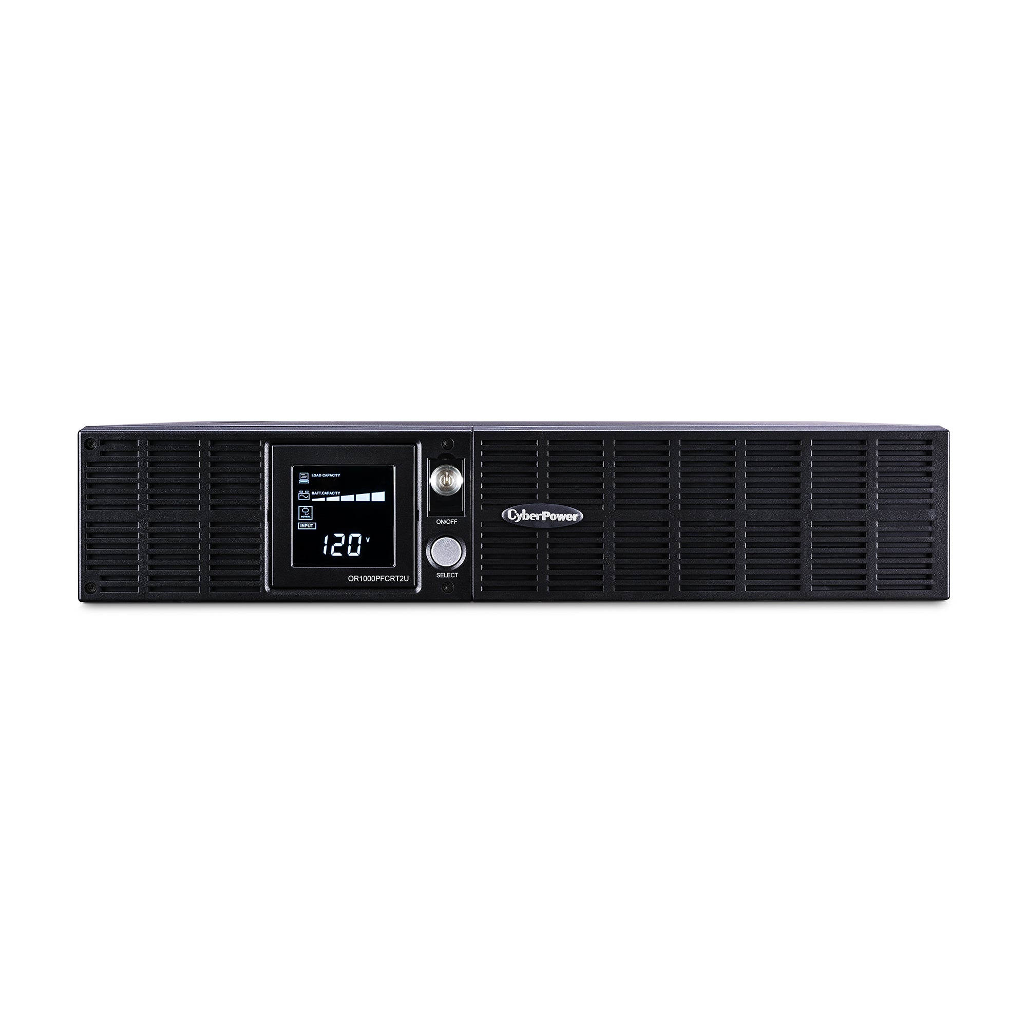 CYBERPOWER - OR1000PFCRT2U - 1000VA/700W Rack/Tower UPS with 8 outlets Sine Wave output AVR and LCD