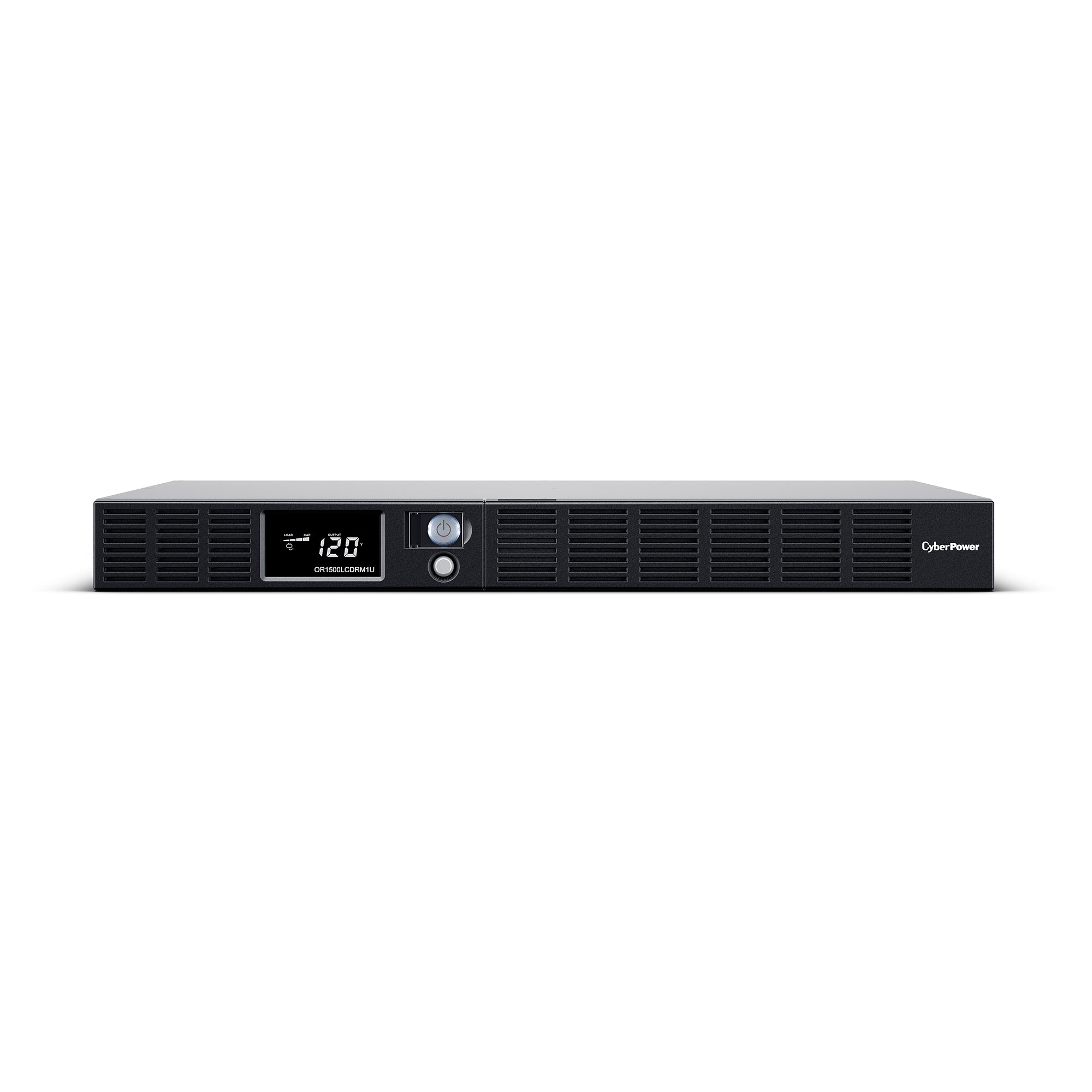 CYBERPOWER - OR1500LCDRM1U - 1500VA/900W 1U Rackmount UPS, 6 NEMA 5-15R Outlets, NEMA 5-15P Plug, 10 Ft. Cord, LCD, AVR, USB, Relay, SNMP, PowerPanel Business Software, 3 Year Warranty