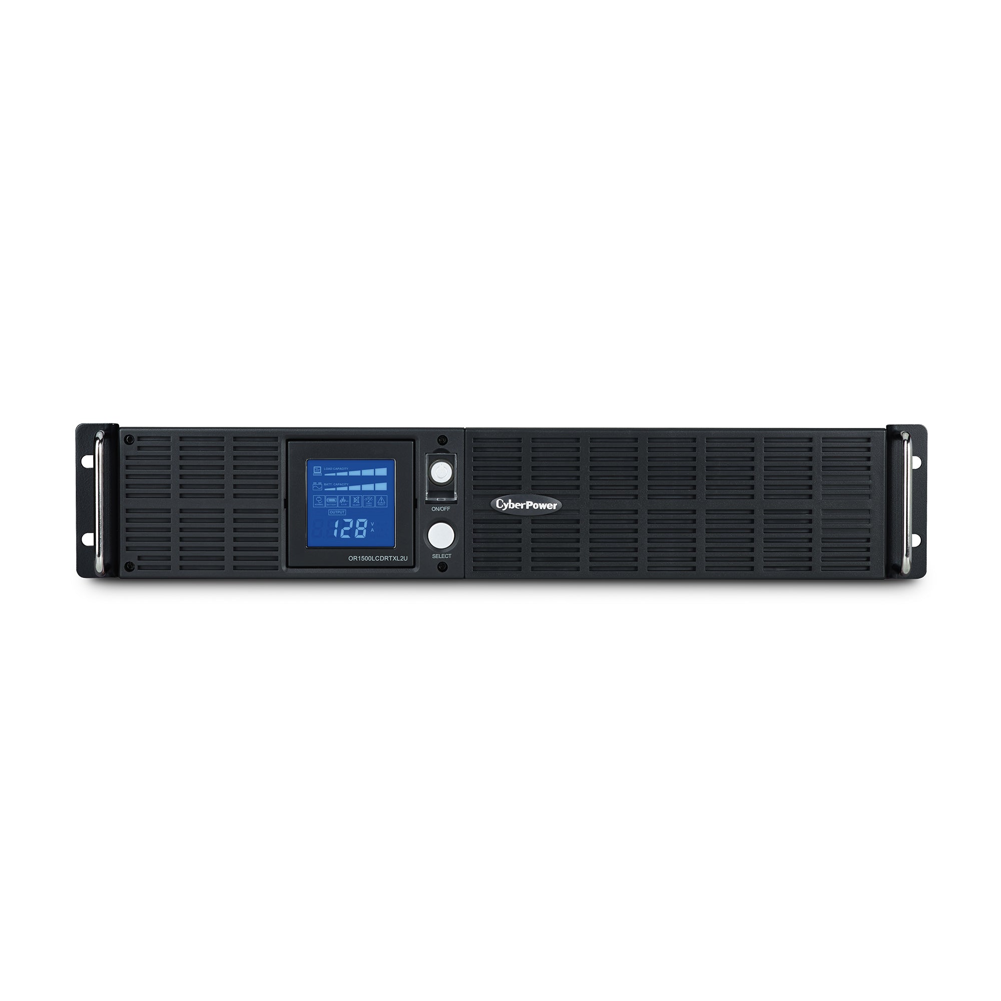 CYBERPOWER - OR1500LCDRTXL2U - 1500VA/1125W, Simulated Sine Wave, 2U, NEMA 5-15P, 10 ft cord, 8 NEMA 5-15R, USB, Serial, SNMP, EPO, PowerPanel Business Edition software, Yes, 3 year warranty