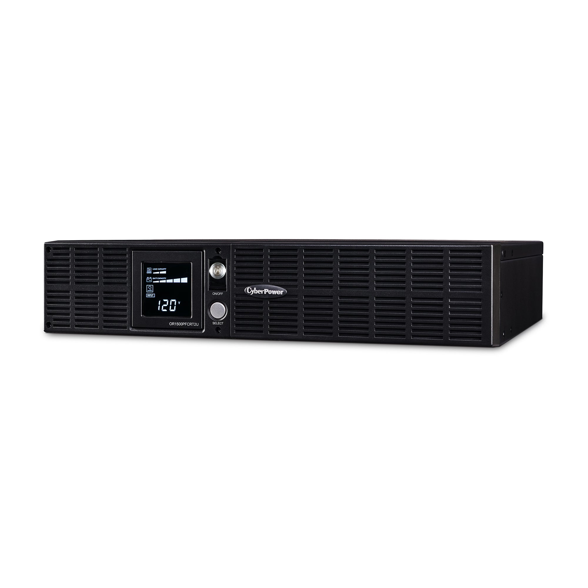 CYBERPOWER - OR1500PFCRT2U - 1500VA/1050W Rack/Tower UPS with 8 outlets Sine Wave output AVR and LCD