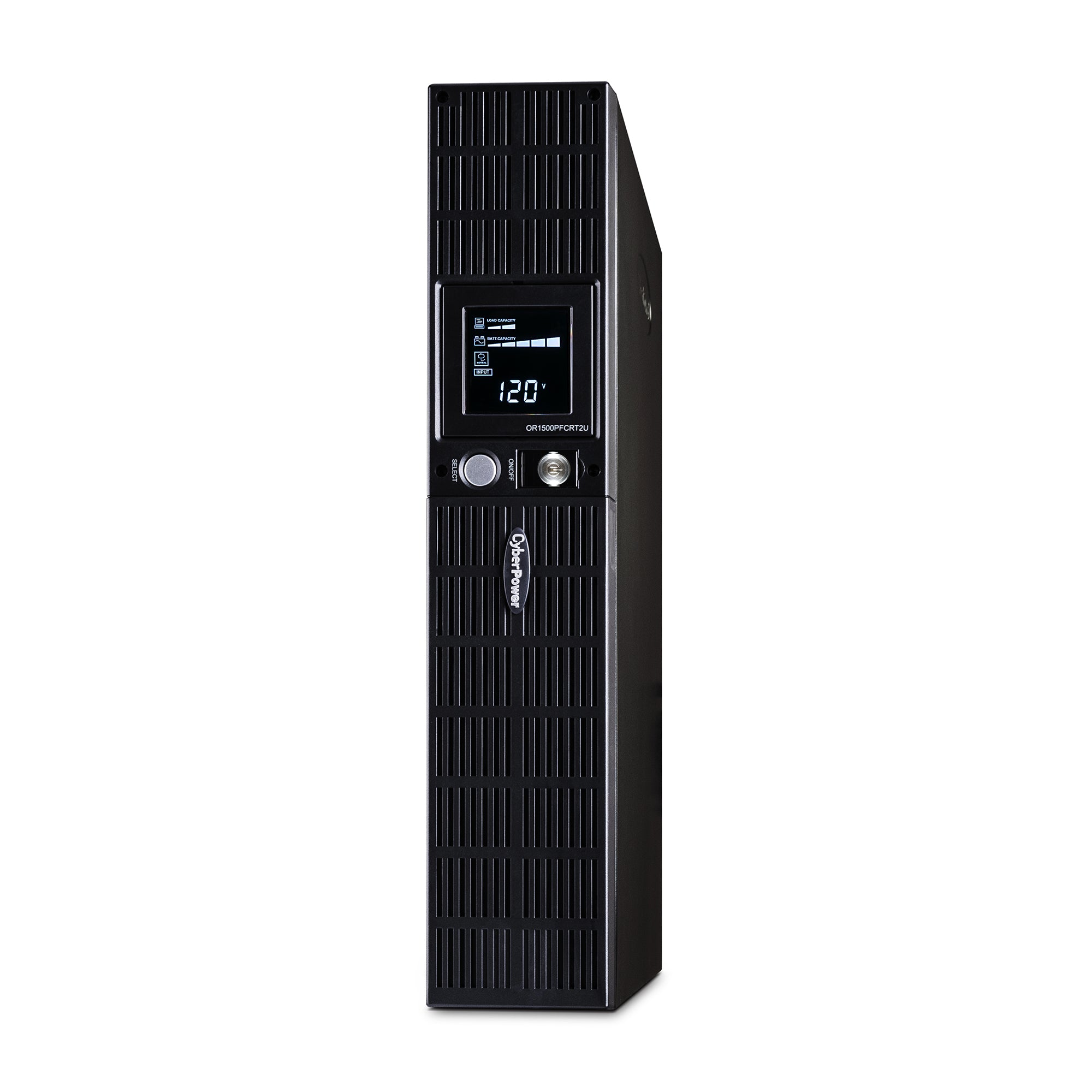 CYBERPOWER - OR1500PFCRT2U - 1500VA/1050W Rack/Tower UPS with 8 outlets Sine Wave output AVR and LCD