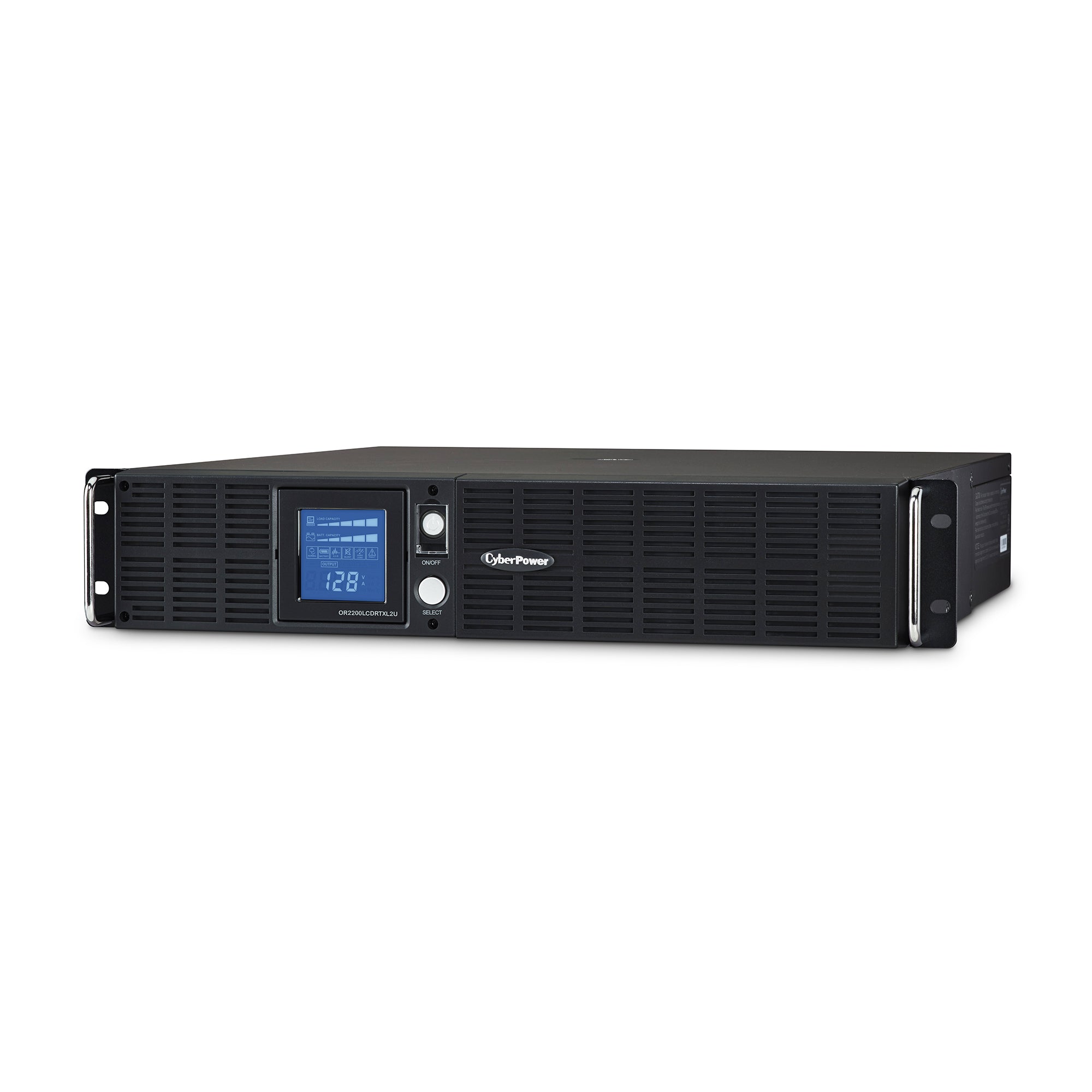 CYBERPOWER - OR2200LCDRTXL2U - 2100VA/1650W, Line Interactive UPS, 2U Rack/Tower, NEMA 5-20P w/10 ft cord, 8 NEMA 5-20R, USB, Serial, SNMP, EPO, PowerPanel Business Software, 3 Year Warranty